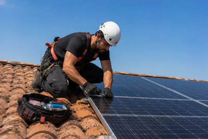 Maintenance et monitoring de panneaux solaires en Gard